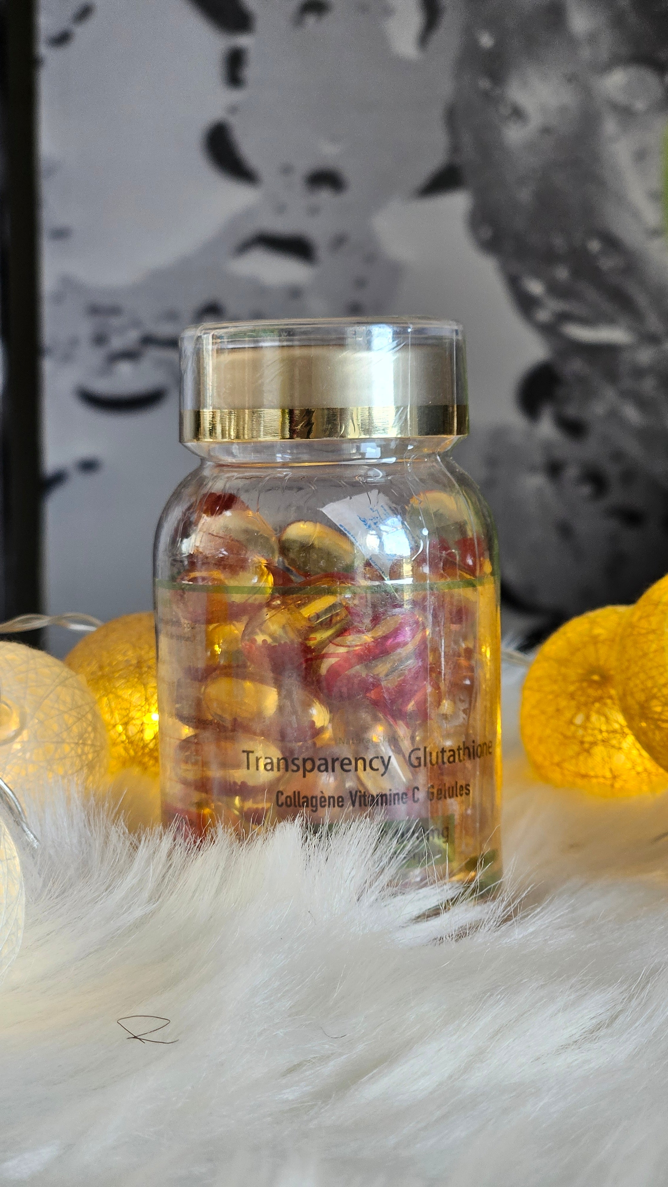 1 boîte ELCA GLUTA BOOST RED EXTREME Transparency -  Softgel de Glutathion et Collagène Liposomal extrême + Vitamine C- Top qualité pour l'éclaircissement rapide des peaux noires.