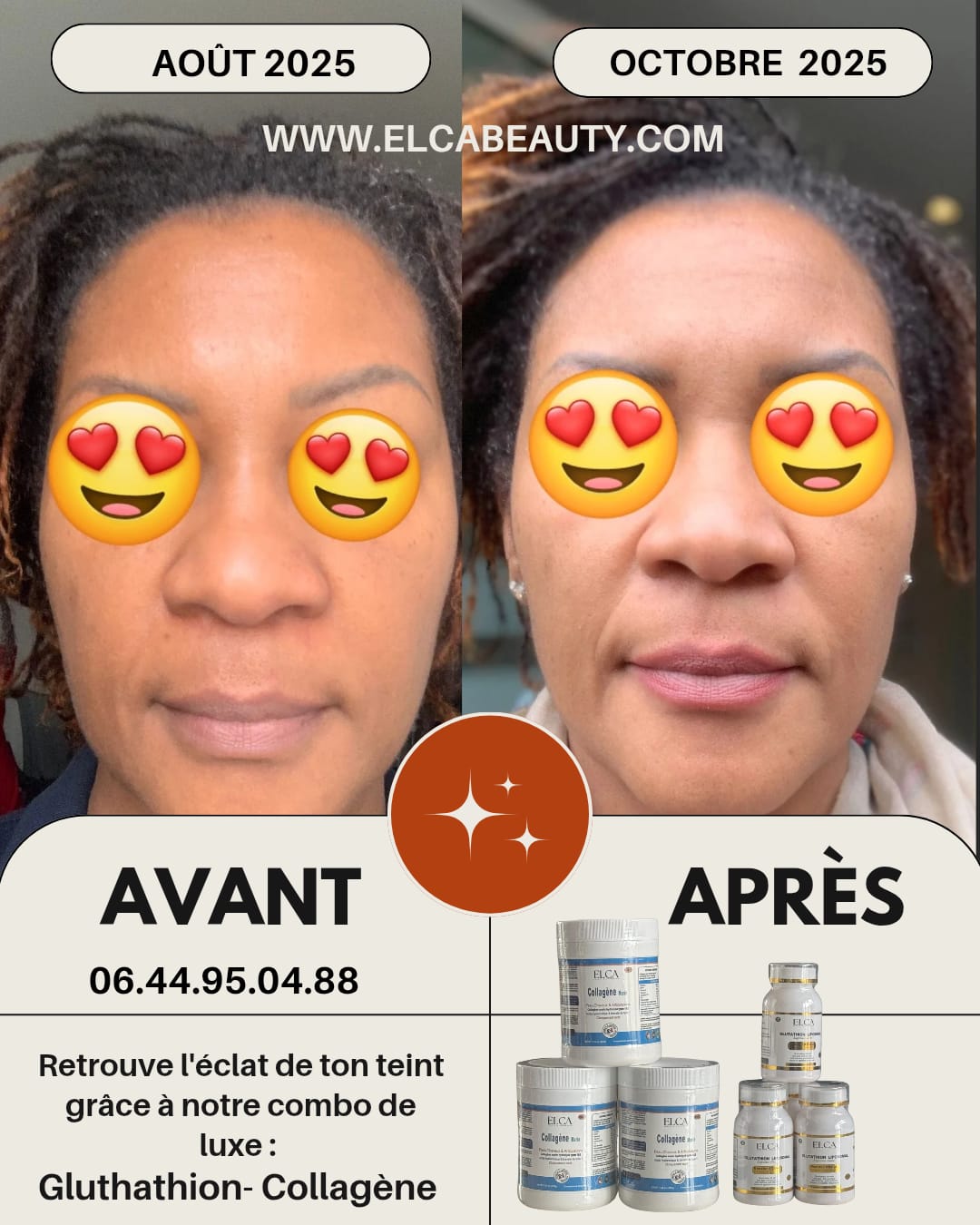 Lot de 3 GLUTATHION- SUPREME GLOW - 180 Gélules de qualité premium pour une efficacité ultime.