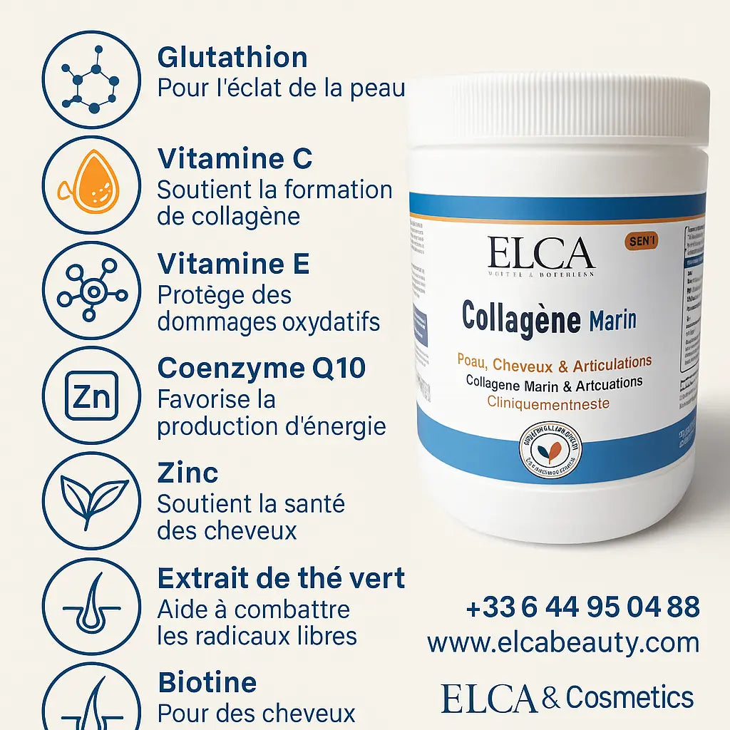 3 boîtes de Collagène Marin